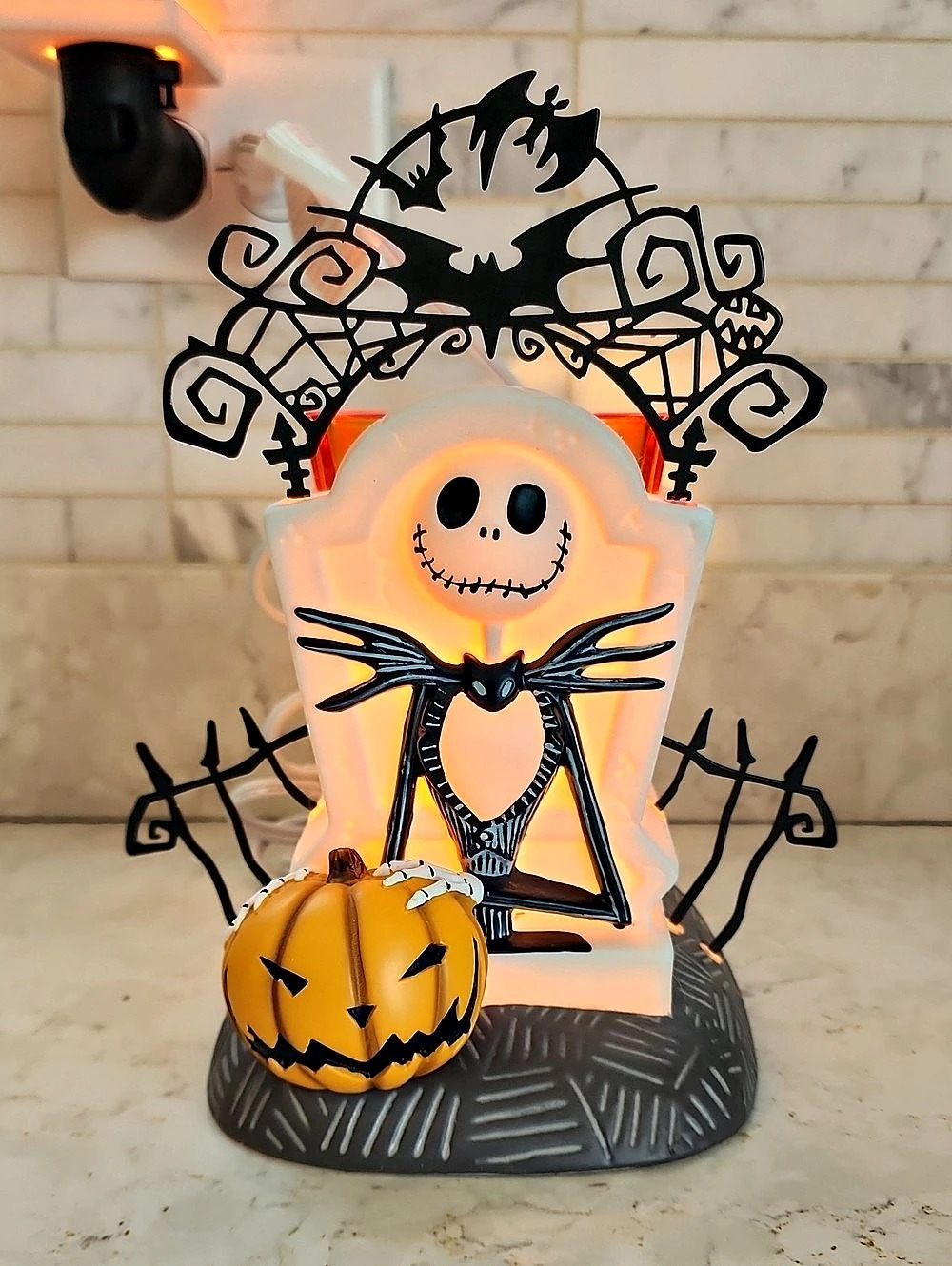 Scentsy Jack Skellington Pumpkin King Scentsy Warmer Halloween Decor